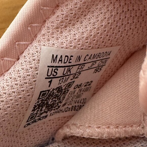 Adidas X_PLR J Big‎ Kids Size 1 Running Shoes Icey Pink BY9880 Athletic Sneakers - Picture 8 of 9